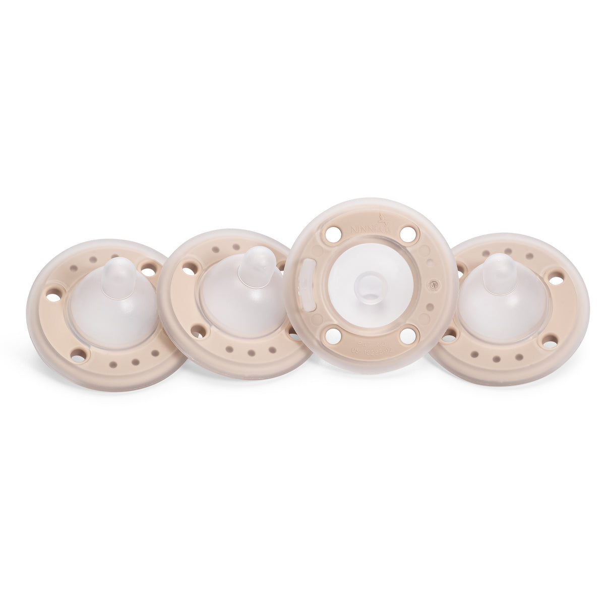 Ninni Pacifier SOatmeal 4 Pack Pacifier Like a Breast Ninni Co