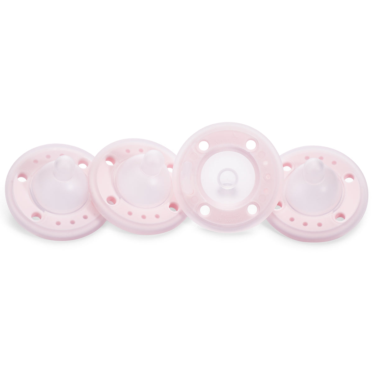 Ninni Pacifier Petal Pink Breastfeeding Pacifier 4 Pack Ninni Co