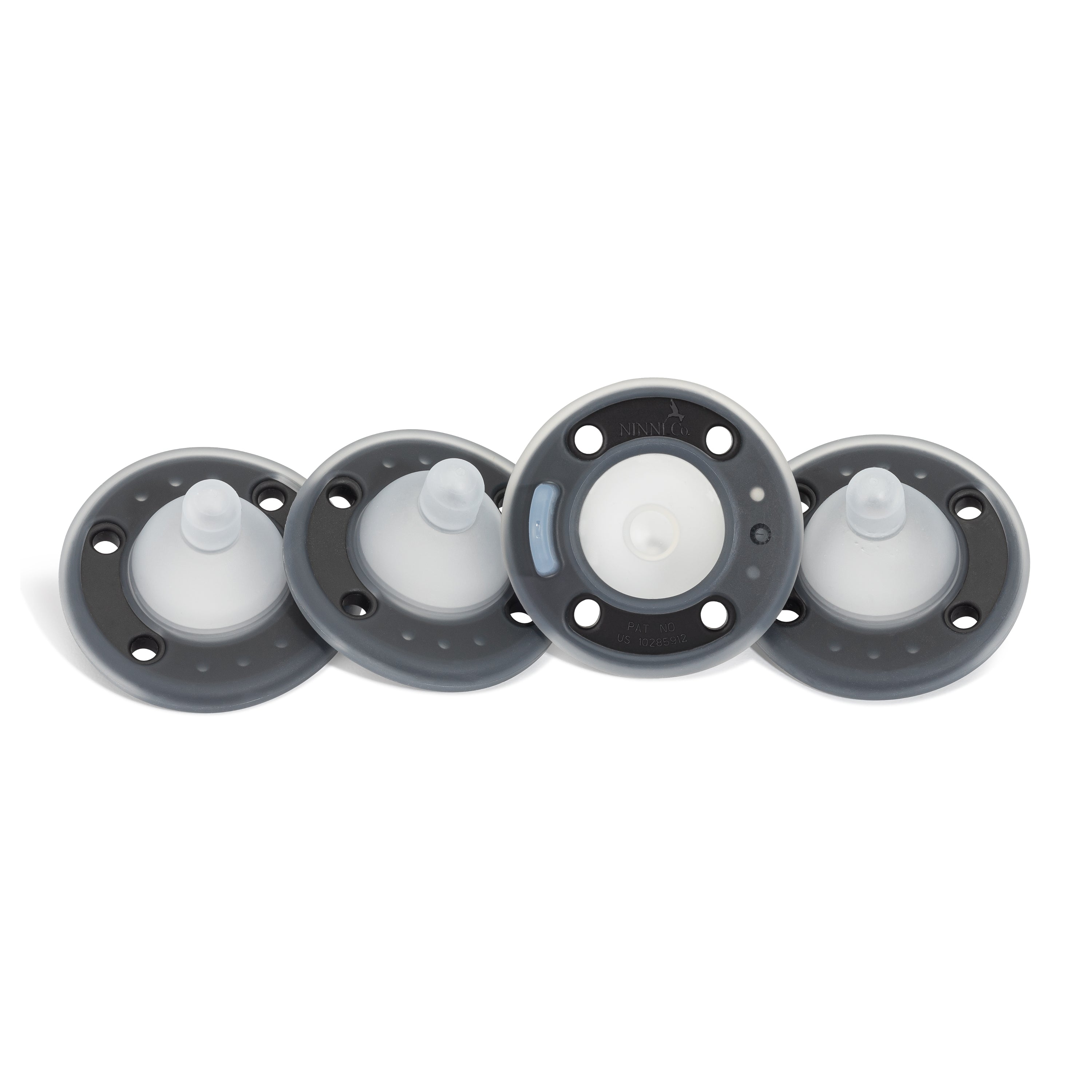 ニコリンビフィズキン Ninni Pacifier Onyx 4 Pack – Ninni Co