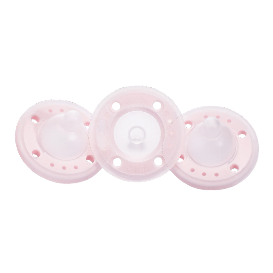 Ninni Pacifier Petal Pink 3 Pack