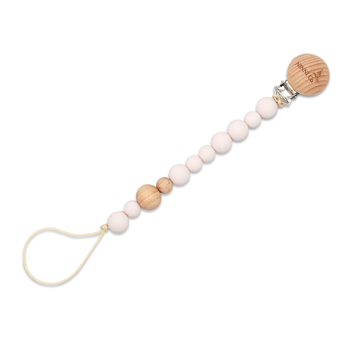 Ninni Co. Pacifier Clip - Blush