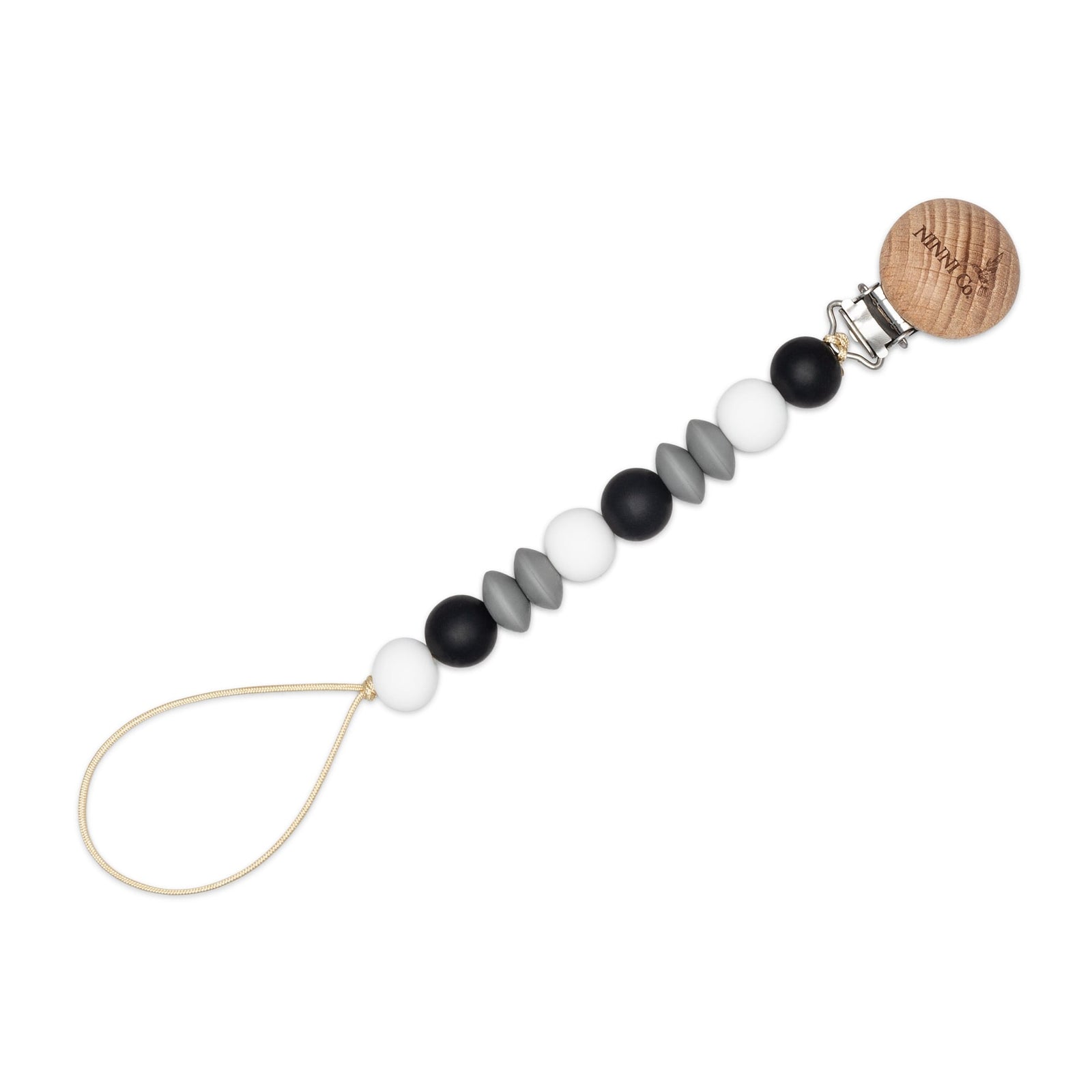 Ninni Co. Cookies and Cream Pacifier Clip