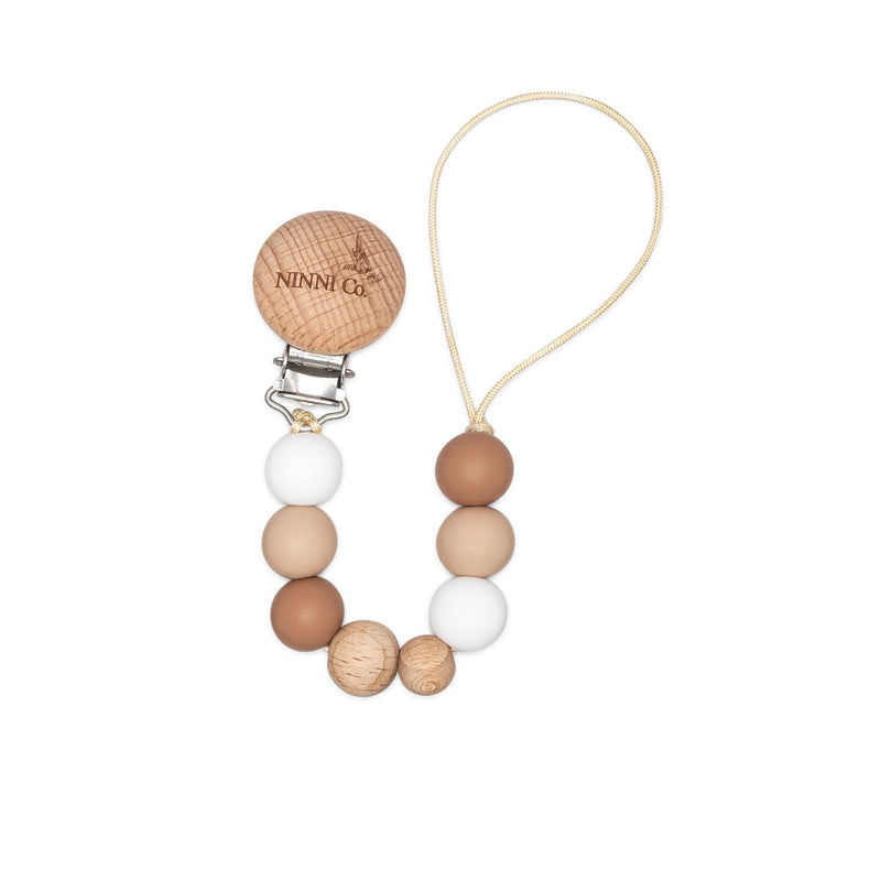 Ninni Co. Hazelnut Pacifier Clip