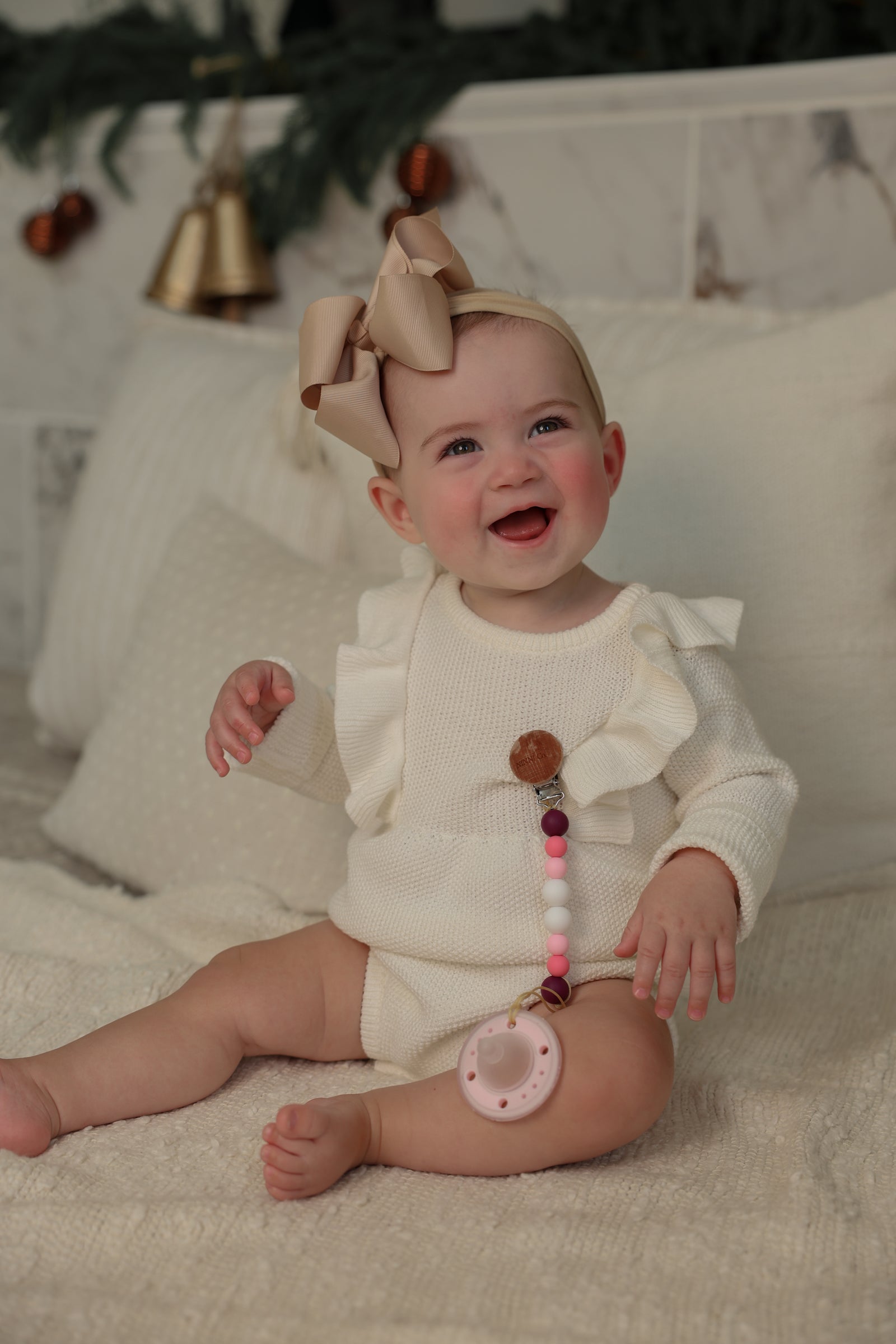 Ninni Co. Dragon Fruit Pacifier Clip