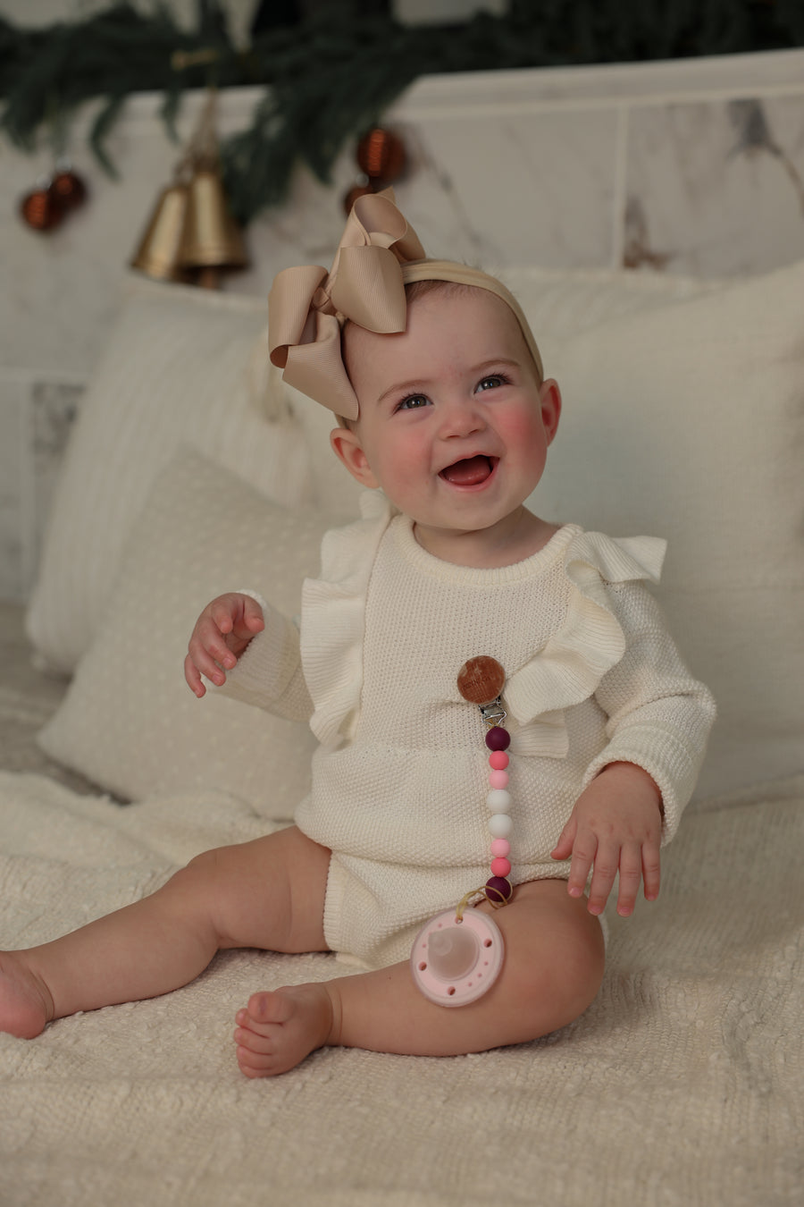 Ninni Co. Dragon Fruit Pacifier Clip