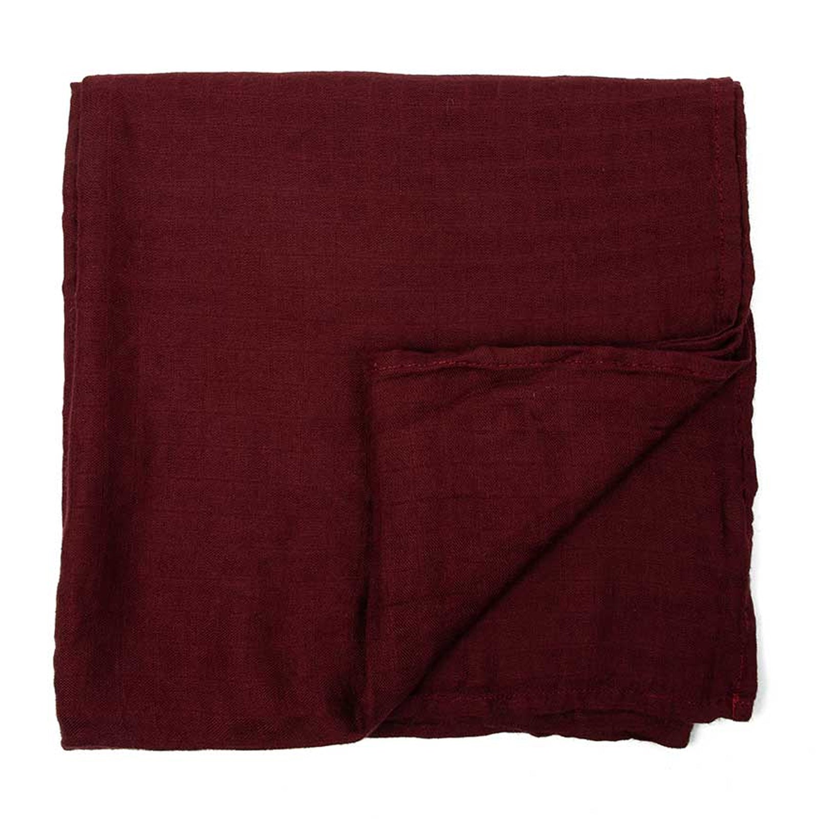 Swaddle Blanket - Maroon