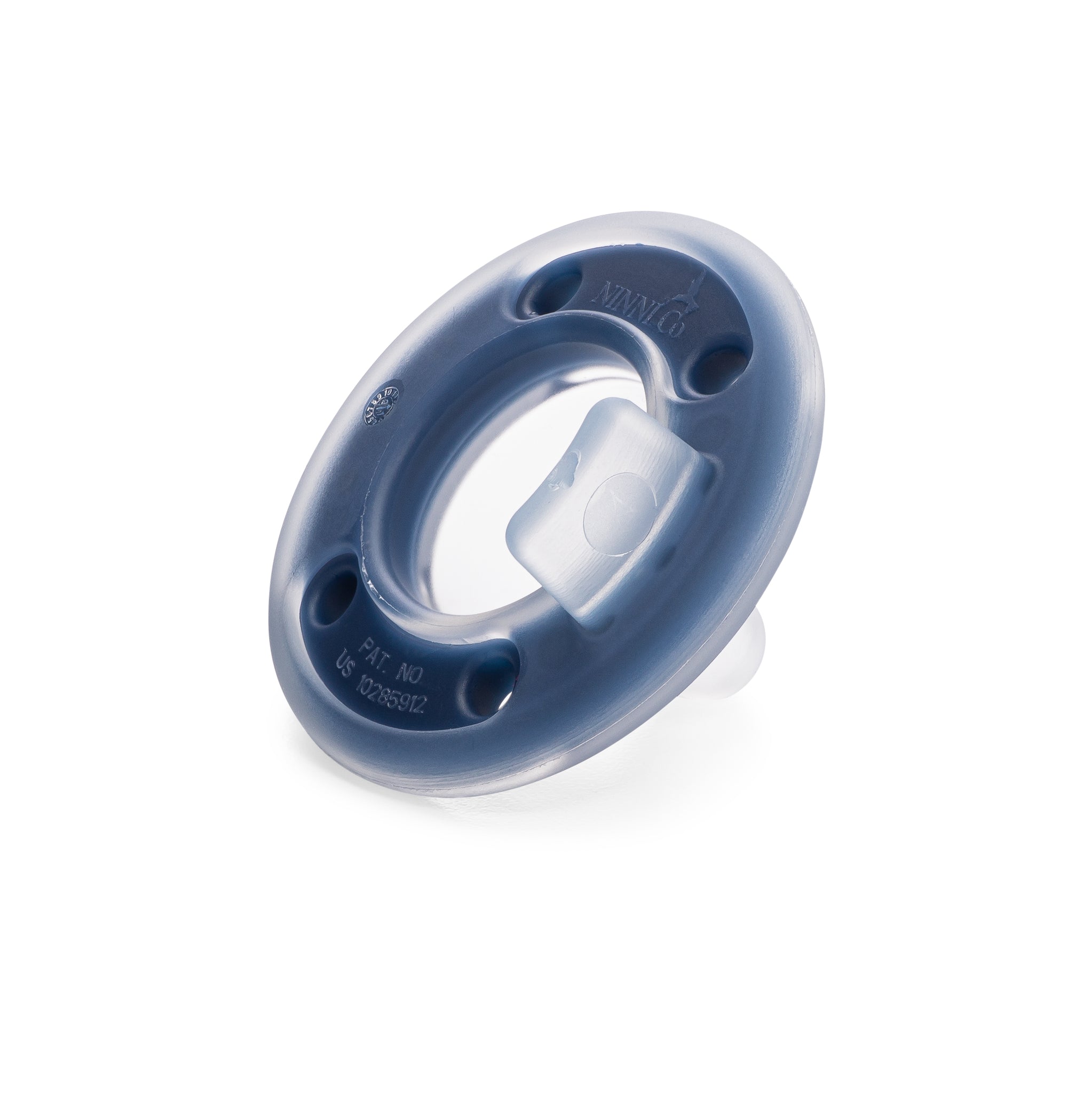 Ninimo Pacifier Ninni Co - Ninni Pacifier Blueberry 1 Pack Breastlike Pacifier