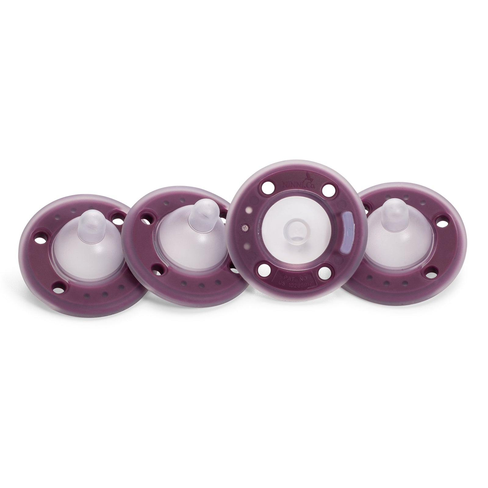 Ninni Pacifier Plum 4 Pack